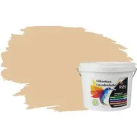 RyFo Colors Fassadenfarbe Silikonharz Fassadenfarbe Bahamabeige 3l, 1 L ca. 6 m², Wasserabweisend, diffusionsfähig, schützt vor Schmutz, UV-beständig