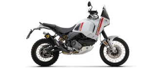 Sport Auspuff Arrow Indy Race BLACK Ducati Desert X 950 Bj.2022-2025 EURO5 eintragungsfrei +ABE
