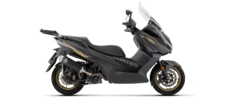 Sport Auspuff Arrow URBAN Aluminium BLACK Zontes ZT368-E Bj.2025-2026 +ABE / EURO5+ /eintragungsfrei