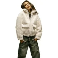 Freeman T. Porter Fellimitatjacke Solly Fur - Teddyjacke - Flauschige Felljacke mit Stehkragen