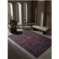 KADIMA DESIGN Teppich PIZOL Wohnzimmer Waschbar Schlafzimmer Wohnzimmerteppich Vintage, Läufer, Höhe: 5 mm, 80x150 cm, Esszimmer Webteppich Strapazierfähig Waschbar