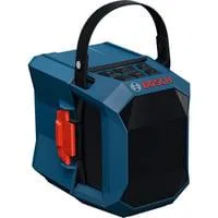GPB 18V-1 C inkl. Batterieabdeckung, Lautsprecher blau/schwarz, Bluetooth, USB-C, Ohne Akku und Ladegerät