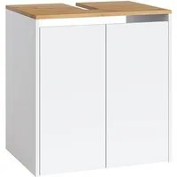 Vicco Waschbeckenunterschrank Viktor, Weiß/Artisan, 60.2 x 65 cm