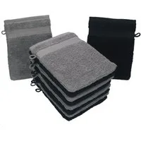 Betz Waschhandschuh 10 Stück Premium 16x21 cm Farbe anthrazit und schwarz, (Set, 10-St)
