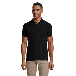 SOLS - "Portland" Poloshirt für Herren (Schwarz/Grau)