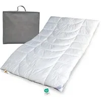 Sympathica Microfaserbettdecke Warme Allergiker Winter Bettdecke Duo Steppbett Klimafaser 135x200 60°, Hergestellt in Deutschland