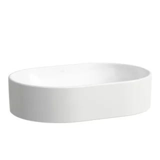 Laufen SAVOY Waschtisch-Schale H8129440001091 38x55cm, oval, mit Überlauf, ohne Hahnloch, weiß