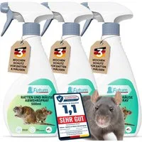 FUTUM Vergrämungsmittel Ratten & Mäuse Abwehrspray, 1.5 l, Präventiver Schutz, Vielseitig einsetzbar, Wirtschaftlich
