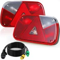 TLGREEN Anhänger-Rückleuchte Rücklicht,Anhänger Beleuchtung Set,fur PKW LKW Boot Wohnwagen Transporter