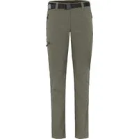 Bergson Outdoorhose TERRA (slim) Damen Winter-Wanderhose, warm gefüttert, elastisch, Normalgrößen, gra