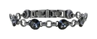 konplott - Armband - Rivoli blau/silver