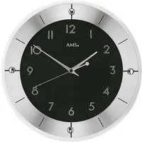 AMS Funkwanduhr F5849 (Quarzuhr,Mineralglas,Wohnzimmer,Esszimmer,Küche,Arbeitszimmer,Flur)