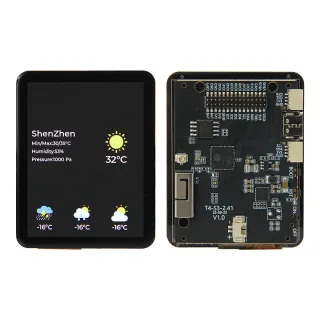 LILYGO® T4-S3 ESP32-S3 2.41-inch AMOLED Touch Display Development Board RGB Screen Dual-Core LX7 Microprocessor WIFI blu