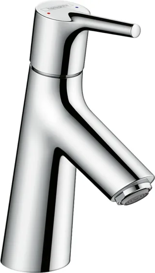 Hansgrohe Waschtischmischer 80 Talis S chrom mit Push-Open Ablaufgarnitur, 72011000 , 72011000 72011000