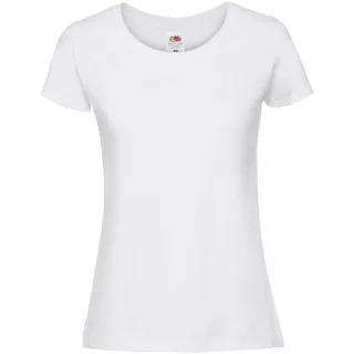 Fruit Of The Loom Womens/Ladies Fit Ringspun Premium Tshirt (Weiß)