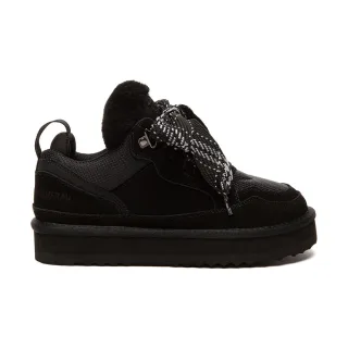 EVER AU Australien Damen Marmorierte Schnür-Plateau-Sneaker-Stiefel