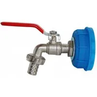 Bam Kanister Verschluss für Wasserbehälter Kanister mit Schlauchanschluss 1/2" (1 St., Verschluss mit Auslaufhahn/Schlauchanschluss)
