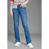 KangaROOS Bootcut-Jeans mit ausgestellter Beinform, aus Baumwolle und Elasthan