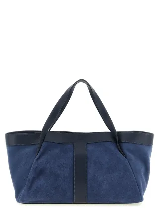 Twinset Blaue Polyethylen-Schultertasche
