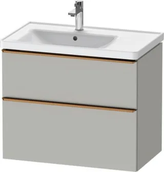 Duravit D-Neo Waschtischunterbau wandhängend Betongrau Matt 784x452x625 mm - DE4357004070000 DE4357004070000