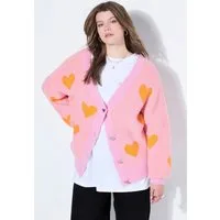 Studio Untold Strickjacke Strickjacke oversized extra weich Hearts