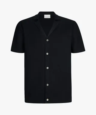 Profuomo - Navy Aero Ease camp button Polo Navy - Gr. - L