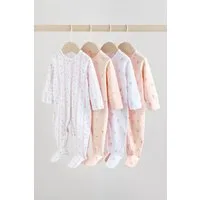Next Schlafoverall 4er-Pack Baby-Schlafanzüge (4-tlg)