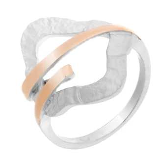 Orphelia Damen-Ring Sterling-Silber 925 – Silber/Rosé ZR-7207
