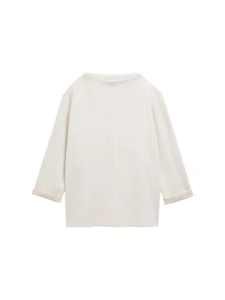 Tom Tailor - Sweatshirt mit Stehkragen sand stone beige melange - Gr. - XXL