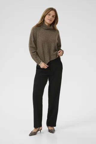 Strickpullover KAerin Strickpullover Baggy fit brown