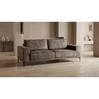 OTTO home 3-Sitzer OLAND Luxus-Microfaser, Sofa, B: 224 cm, Skandi-Design