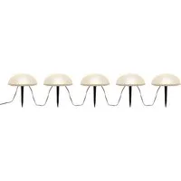 OTTO home LED Solarleuchte Primala, LED-Solar Gartensteckerr, 5er Set, halbkugeln, Tageslichtsensor, LED fest integriert, Warmweiß, mit Erdspießen