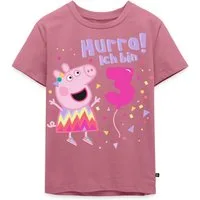 Spreadshirt T-Shirt Peppa Wutz Hurra Ich Bin 3 Jahre Kinder Premium T-Shirt (1-tlg)
