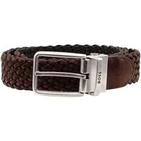 BOSS Ledergürtel 50491882-204 Herrengürtel Leder Dunkelbraun Oliver