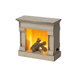 Maileg Kamin für Mäuse offwhite