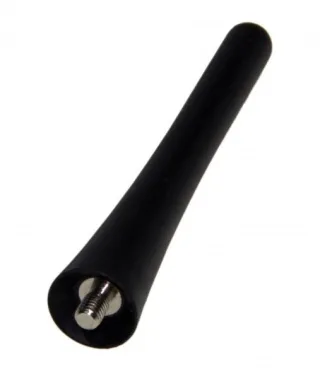 Premium Mini 10cm Kurzstab Stab Antenne Schwarz Auto Radio 16V viele Fahrzeuge
