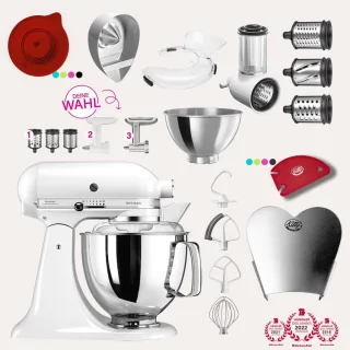 KitchenAid Artisan 4,8 Liter KSM175 Spar-Set mit Gemüseschneider &...