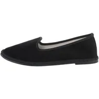 Ital-Design Damen Schlupfschuhe Freizeit Slipper Flach Slipper in Schwarz