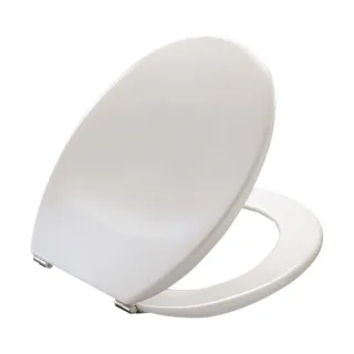Pressalit Objecta WC-Sitz 54011-BA1999 Festscharnier BA1, Edelstahl, weiß polygiene, mit Deckel, Standard