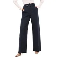 LIPSY Palazzohose Lipsy Hose mit weitem Bein und Gürtel, Kurzgröße (1-tlg)