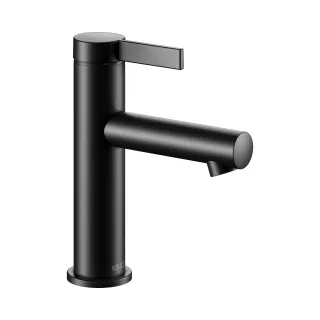 Keuco IXMO Pure Black Selection Einhebel-Waschtischmischer 100, ohne Ablaufgarnitur, schwarz matt 59502371100