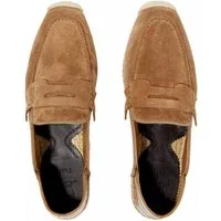 CHRISTIAN LOUBOUTIN Espadrilles Slippers mit Umklappbare Fersenpartie Loafer Umklappbare Fersenpartie, roter Unterseite und geflochtener Jute