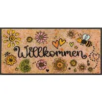 wash+dry by Kleen-Tex Läufer Bring Glück herein, rechteckig, Höhe: 7 mm, Teppich
