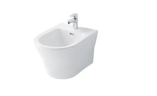 TOTO MH Bidet, wandhängend, mit Hahnloch und Überlauf, BW10045G1 BW10045G1