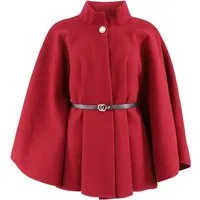 malito more than fashion Kurzmantel Cape mit Gürtel 4570 eleganter Cape-Poncho mit Gürtel Einheitsgröße
