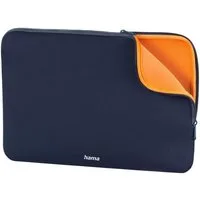 Hama Laptoptasche Notebook-Sleeve Neoprene 13,3" bis 14,2" Grau, Business Schutz-Hülle Laptop-Tasche Case für 14" 14,1" 14,4" 15" Zoll