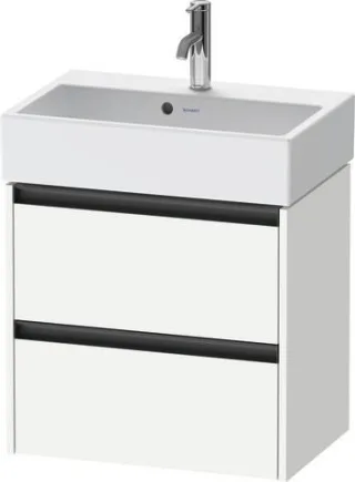 Duravit Ketho.2 Waschtischunterbau wandhängend Weiß Matt 584x390x549 mm - K25273018180000 K25273018180000