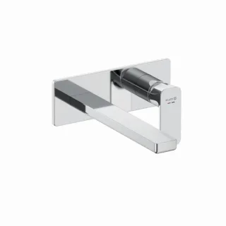 Kludi RENON 2-Loch-Wandarmatur 422450575 240 mm, Feinbau-Set chrom