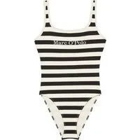 Marc O'Polo Badeanzug Ystad (Fine MOP Stripe) Bade-Anzug Schwimmen bauchweg
