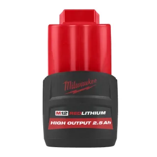 Milwaukee M12 HIGH OUTPUT 2,5-Ah-Akku M12 HB2.5 (High Output) - 4932480164